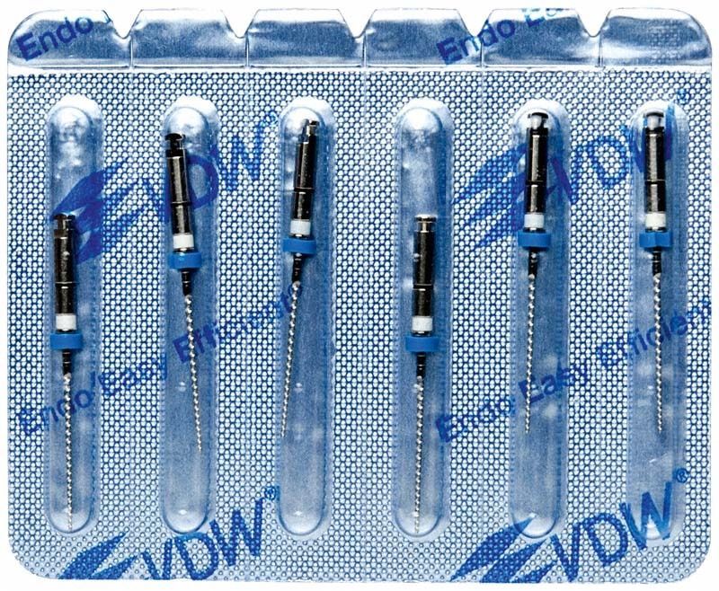 FlexMaster Taper .02 21mm Feilen in Blisterverpackung für Wurzelkanalbehandlung.