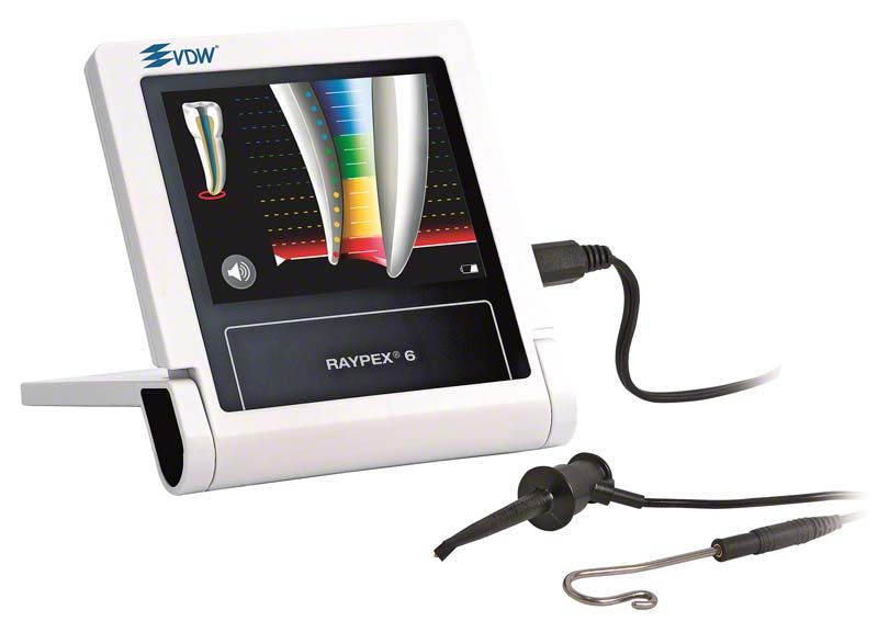 Mikroprozessorgesteuerter Apexlokator RAYPEX® 6 mit Farb-Touch-Display.