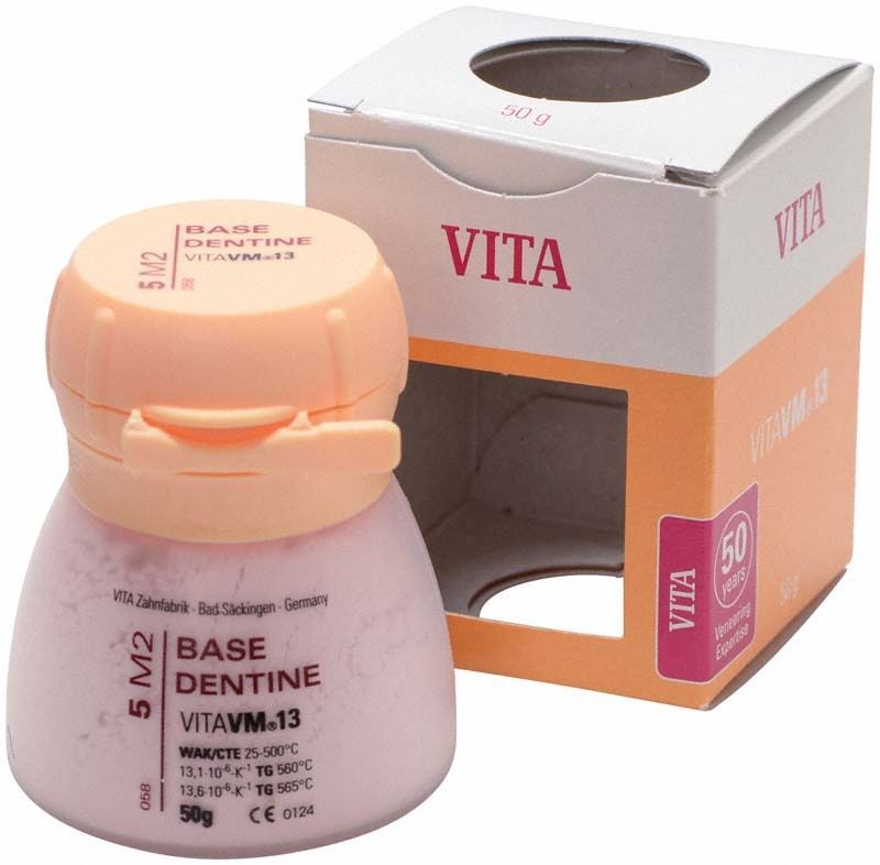 VM13 3D Base Dentin 50g 5M2 mit Verpackung, rosa Farbton.