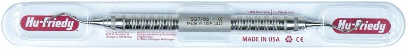 Standard Gracey-Kürette Figur 7/8 in transparenter Verpackung mit rot-weißem Logo.