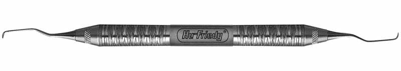 Gracey-Kürette Mini-Five Figur 1/2 mit ergonomischem Griff für orale Anwendungen.