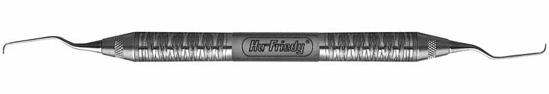 Gracey-Kürette Mini-Five Figur 5/6 mit ergonomischem Griff, doppelseitig.