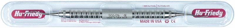 Standard Gracey-Kürette Figur 1/2, zweiseitig, in transparenter Verpackung