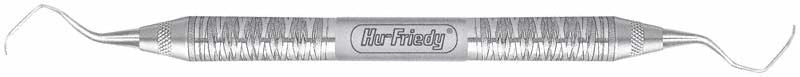 Standard Gracey-Kürette Figur 17/18 mit geriffeltem Griff für distale Anwendungen.