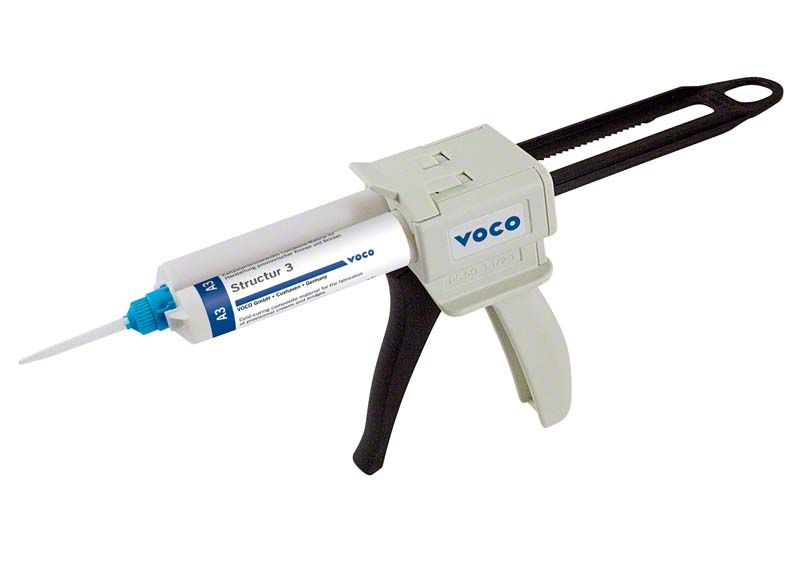 Kartuschenspritze Typ 2 für Dentalmaterialien mit VOCO-Kartusche.