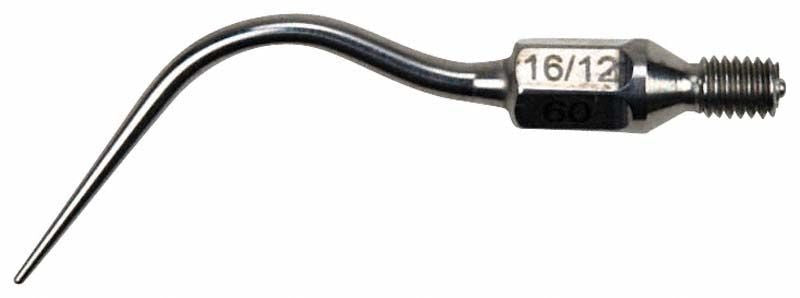 Lange gerade ZEG-Spitze für Parodontalbehandlung aus Edelstahl.