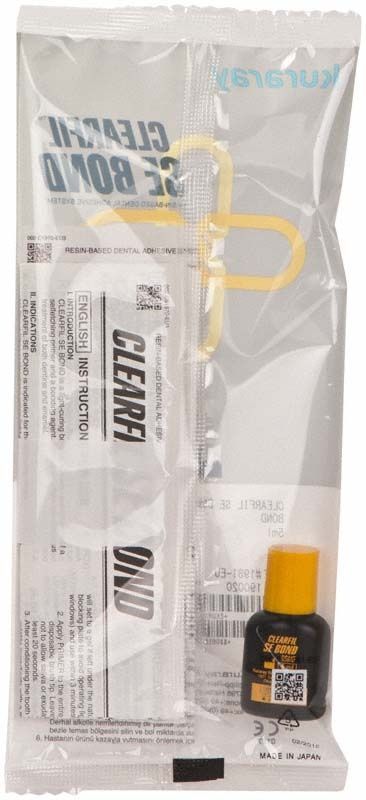 Klarfil SE Bond Bondingsystem-Verpackung mit Fläschchen und Anleitung.