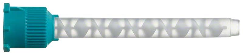 Mischkanüle für dental Abformmaterialien mit grünem Anschluss.