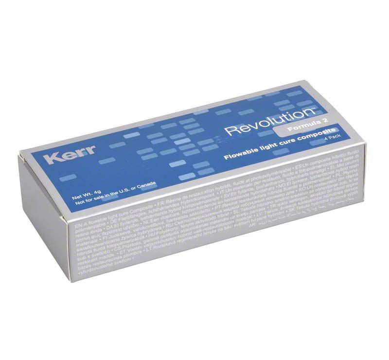 Revolution™ Formula 2 Introkit Verpackung mit blauem Design und Produktinformationen.