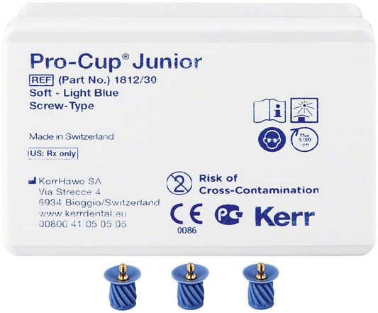 Image of Pro-Cup™ Junior Weich (hellblau) Screw-Type 30er