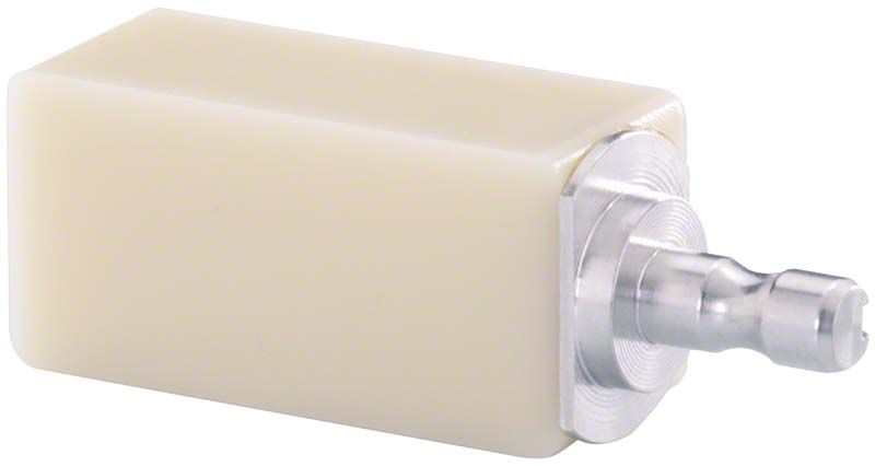 Rechteckiger ArtBloc Temp 2er A1 in cremeweißer Farbe.