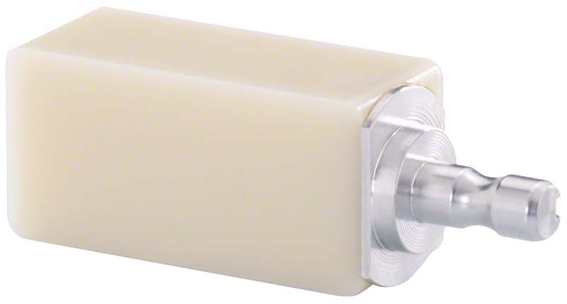 ArtBloc Temp 2er B1 in rechteckiger Form mit metallischem Anschluss.