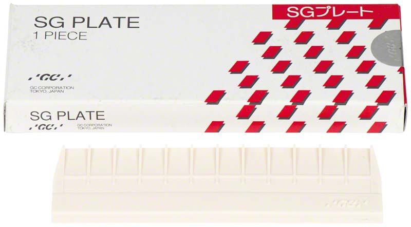 Gradia Shade Guide Plate mit Verpackung und Produktansicht.