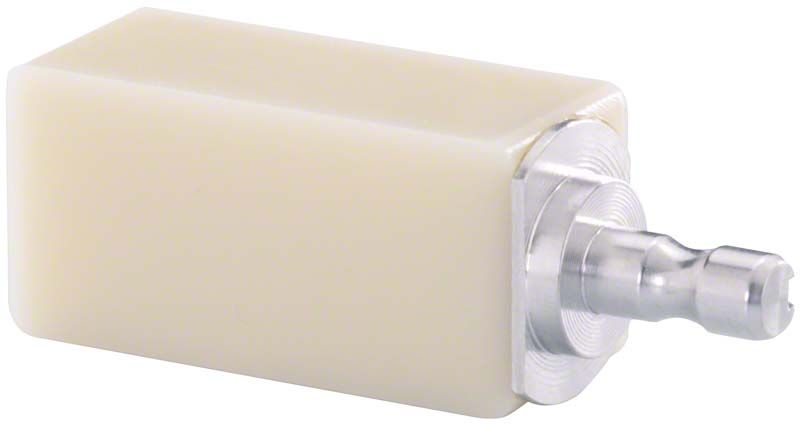 Rechteckiger ArtBloc Temp 2er D2 mit metallischem Anschluss.