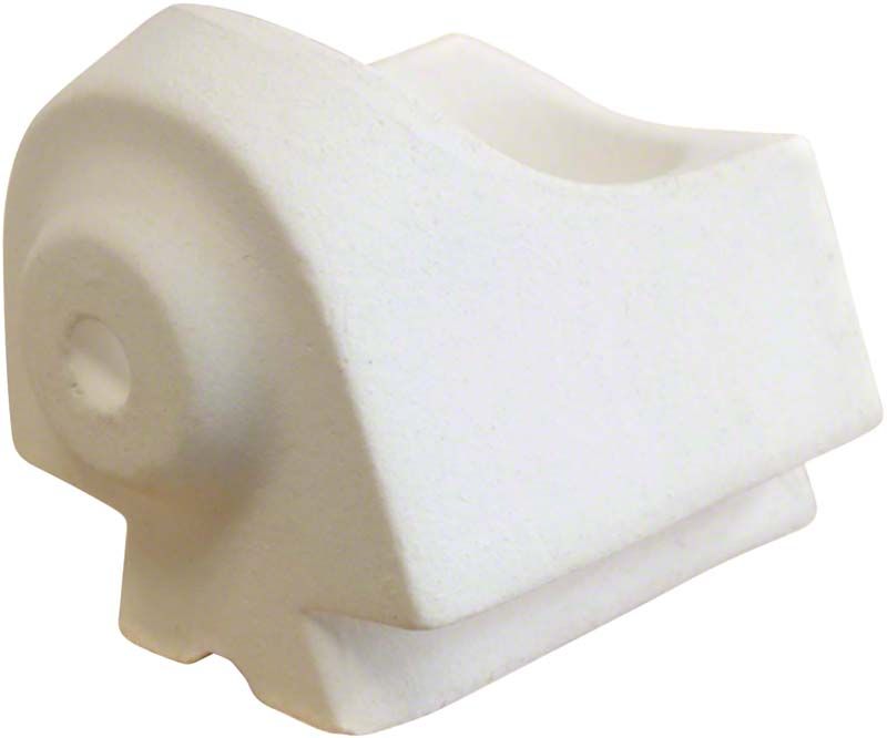 Retocast Schmelzmulden normal, weiße keramische Form.