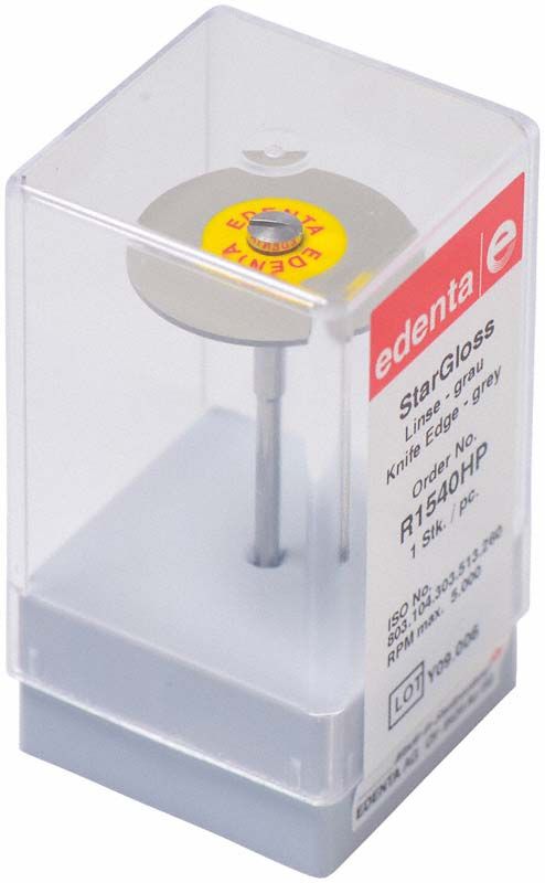 StarGloss grau 1er Linse Keramikpolierer in transparenter Verpackung.