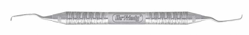 Gracey-Kürette Mini-Five Figur 11/12, dentaler Handgriff aus Metall.