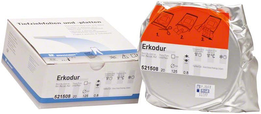 Image of Erkodur 20 St. klar Ø125mm x 0,8mm