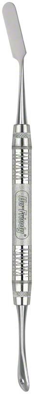 Zahnmedizinisches Raspatorium Prichard Figur 3/9A mit Griff 6 in Silberoptik.