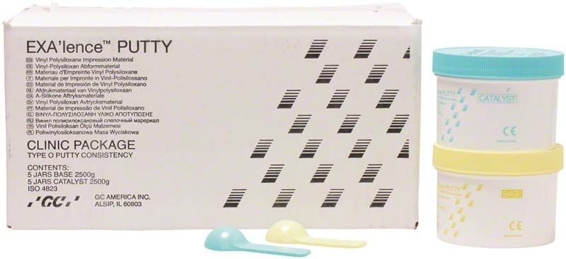 Exalence Putty, zwei Dosen à 500g mit Dosierlöffeln.