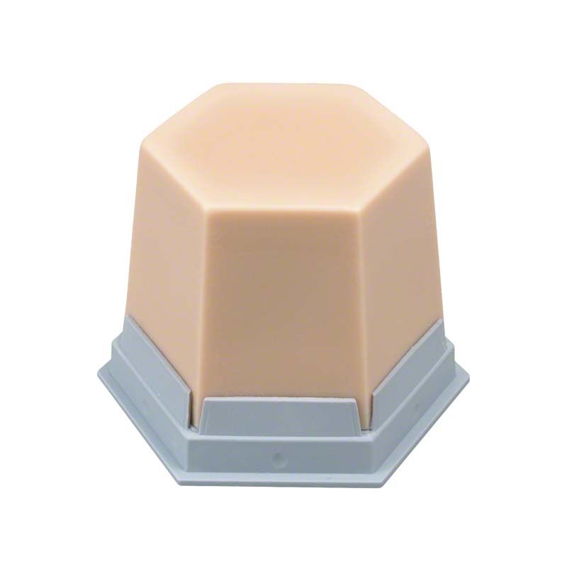 Helles beige-opakes Modellierwachs für präzise Dentalanwendungen.