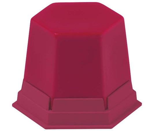 Image of GEO Classic Cervicalwachs bordeaux-transparent , hart