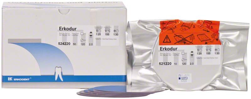 Erkodur Tiefziehmaterialverpackung und Folien für den dentalen Bereich.