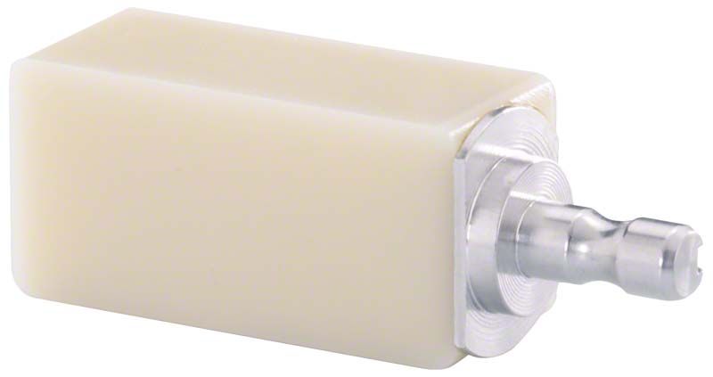 Rechteckiger ArtBloc Temp 10er A3,5 mit metallischem Anschlussstück.