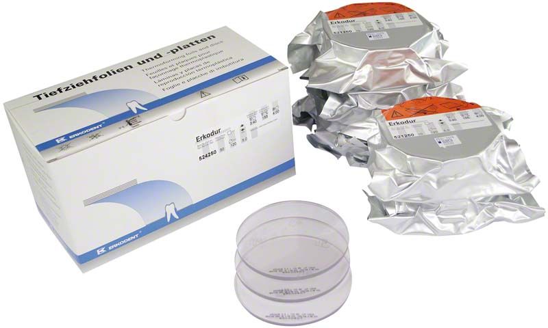 Verpackung und Folien von Erkodur Ø120mm x 5,0mm, 50er Set