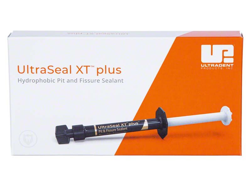 Ultradent UltraSeal XT® Plus™ Clear Refill Verpackung mit Applikatorspritze.