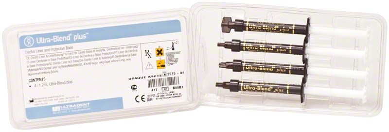 Ultra-Blend plus Refill Opaque White Spritzen in geöffneter Verpackung.