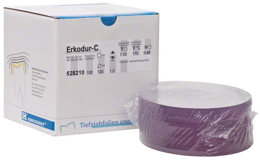 Image of Erkodur 50 St. klar Ø125mm x 2,0mm