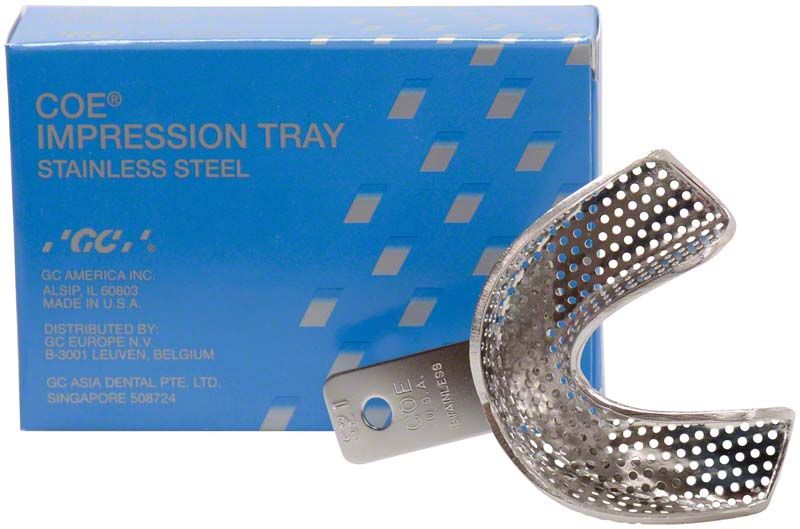 Perforierter Edelstahl-Löffel COE® Stahl-Löffel perforiert - Gesamtbogen #S21.