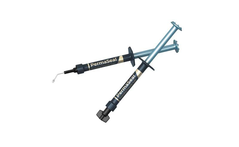 PermaSeal™ Kit Spritzen mit Applikationsspitzen für dentale Versiegelungen.