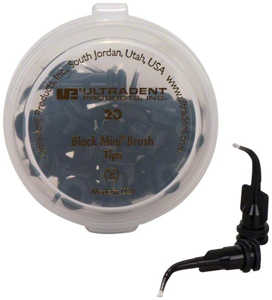 Image of Black Mini Brush Tip 20er Pack