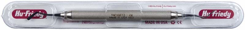 SATIN STEEL XTS Komposit-Instrument Goldstein Flexi-Thin in transparenter Verpackung.
