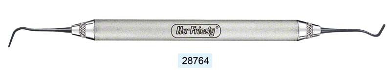 Satin Steel XTS Komposit-Instrument Goldstein Flexi-Thin Mini 4 mit doppelter Spitze.