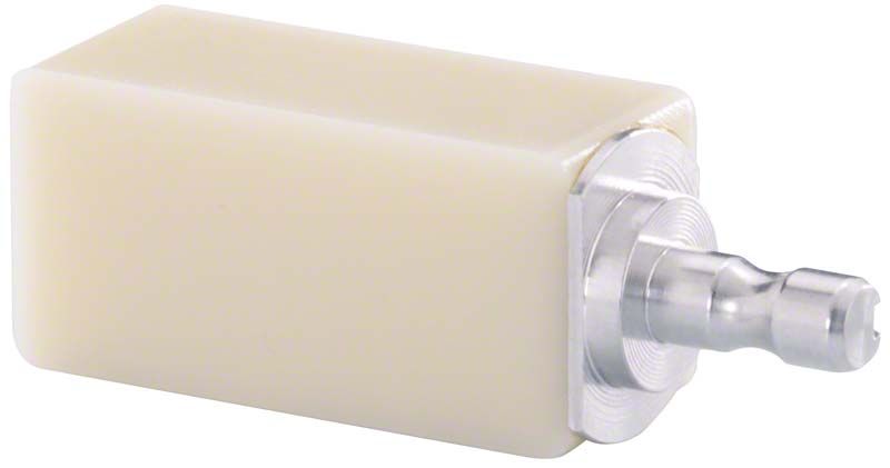 Beige ArtBloc Temp 10er B4 mit metallischem Anschluss.