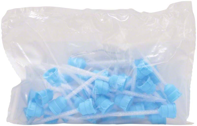 COOL TEMP Mischkanülen blau im transparenten Beutel für dentale Anwendung