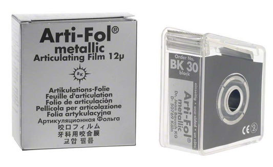 Image of Arti-Fol® metallic 12µ 1-seitig , 20m Spender - 22mm breit - schwarz