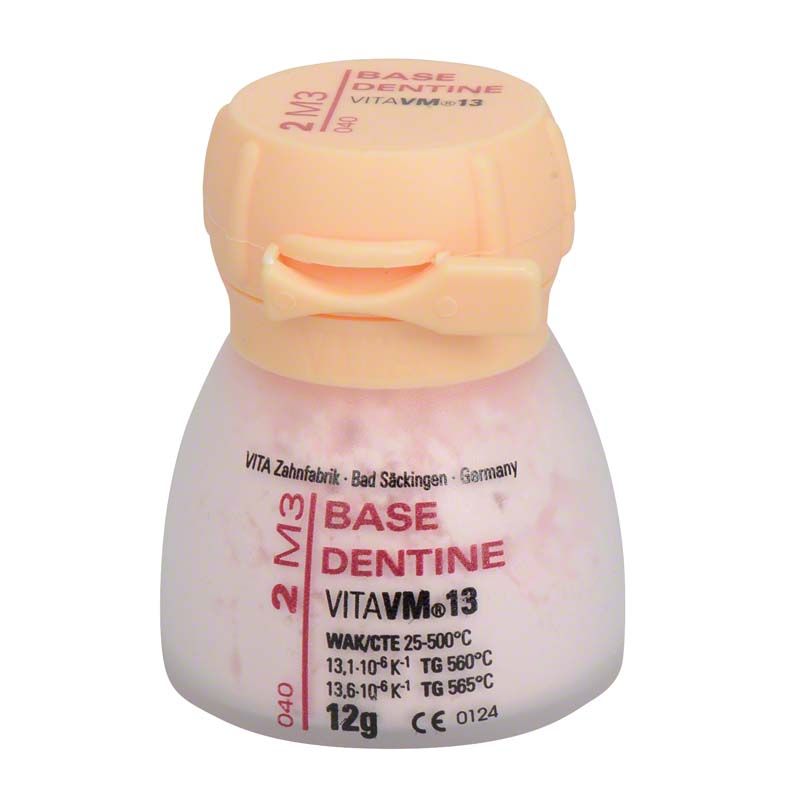 VITA VM 13 Base Dentin 2M3 Keramikdose, 12g Verpackung.