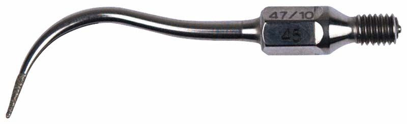 Konische, diamantierte ZEG-Spitze für präzise Fissurenpräparation in der Kinderzahnheilkunde.