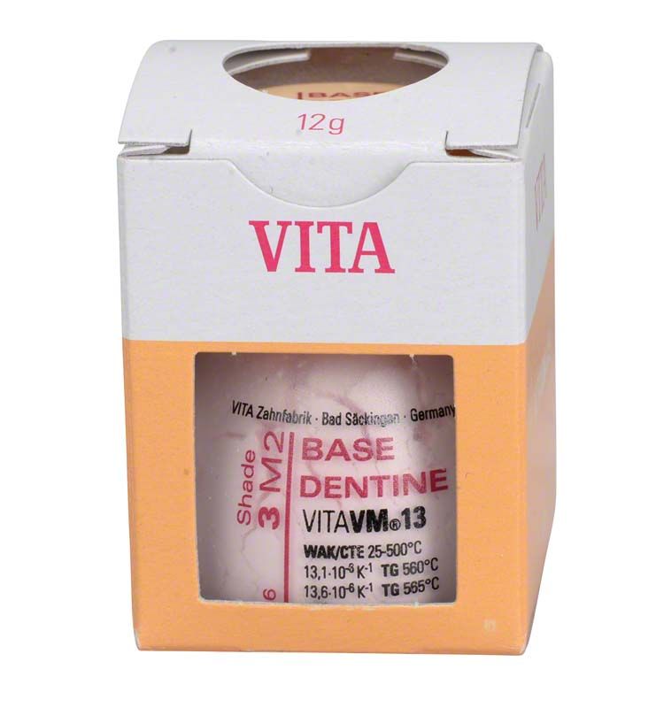 VITA VM 13 Base Dentin 3M2 Dose in geöffneter Verpackung.
