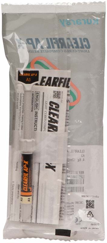 Klarfil AP-X Spritze A3 in Originalverpackung mit Anweisungen.