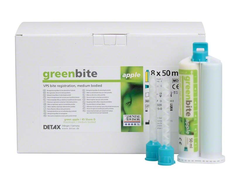 greenbite apple Eco-Packung mit Kartusche und zwei Applikationsspritzen.