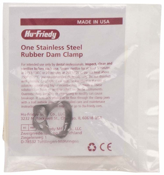 Image of Kofferdam-Klammer Satin Steel Figur 27N - OK/UK Prämolaren
