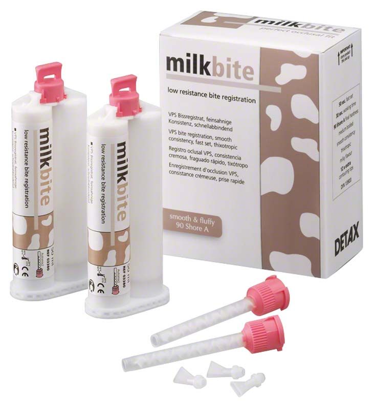 Milkbite Kartuschen 2x50ml mit Applikationssystem und Verpackung von medic-star