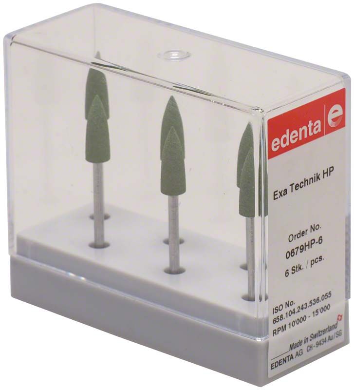 Exa Technik grün 6er Flamme klein in transparenter Kunststoffverpackung.