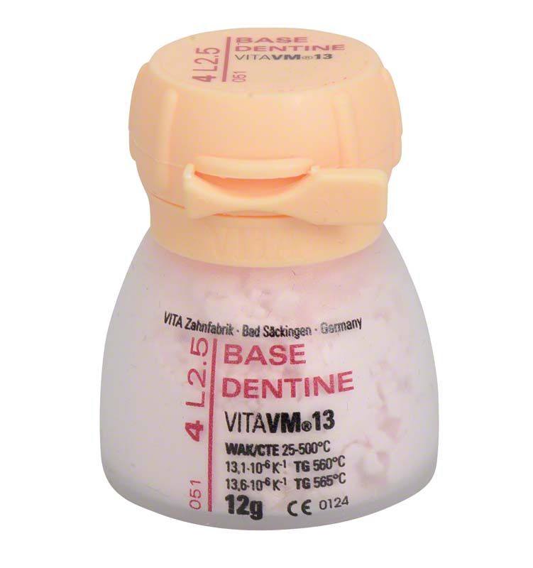 VITA VM13 Verblendkeramik Base Dentin 4L2.5, 12g Dose.