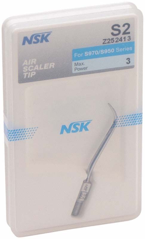 Airscaler-Aufsatz Scaling Modell S2 in Verpackung für Zahnsteinentfernung.